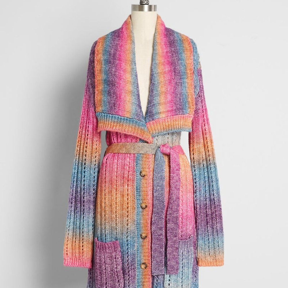 The Last Summer Sunset longline cardigan